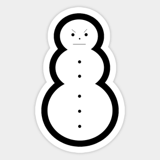 Jeezy snowman shirt Sticker